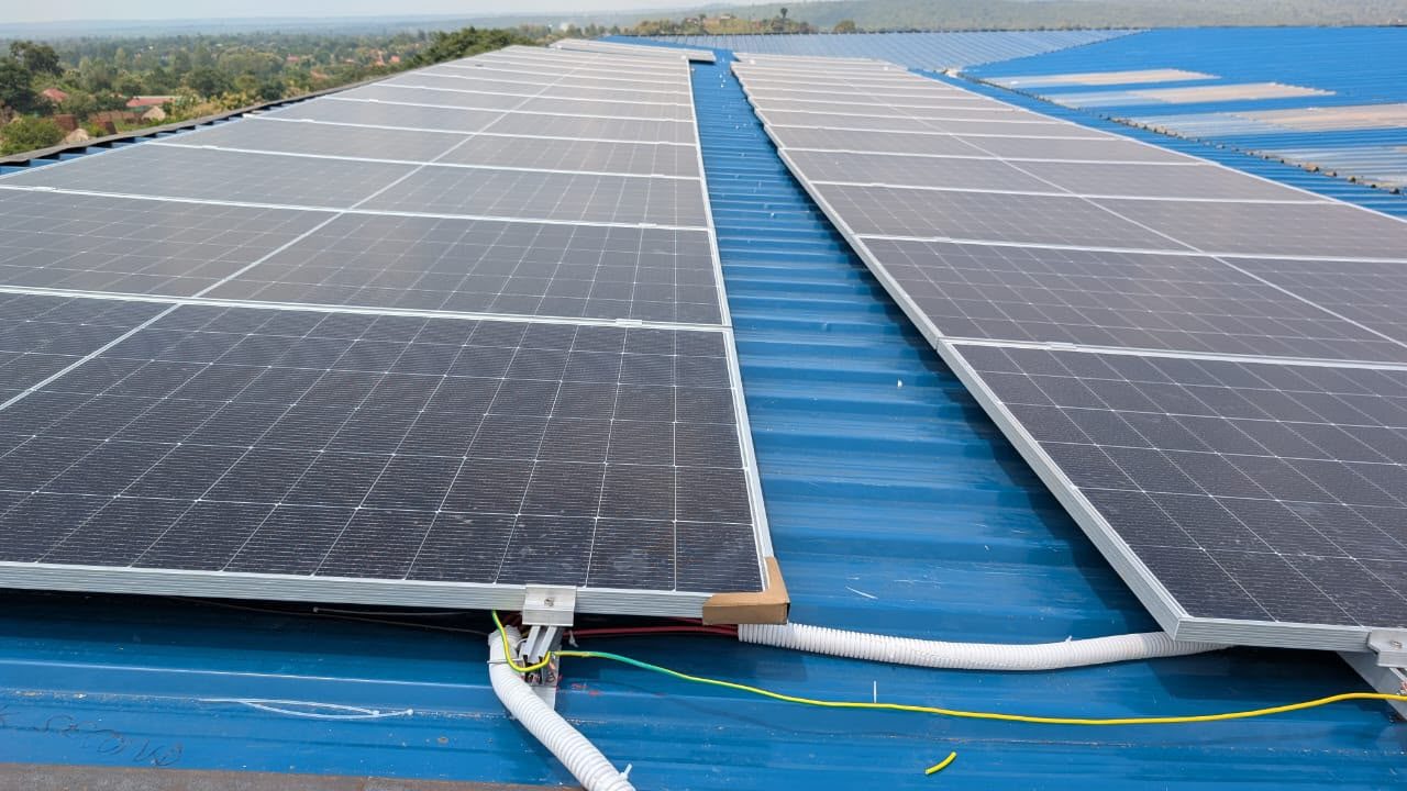 Commercial Solar Installation — Mounting Detail